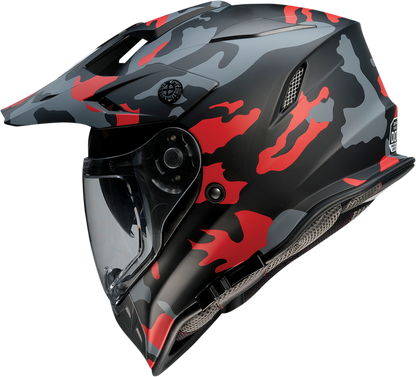 Z1R Range Helmet - Camo - Red - Small 0140-0094