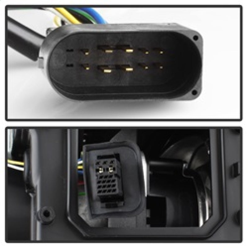 Spyder Volkswagen GTI 06-09/Jetta 06-09 Xenon/HID Model Only - DRL Black PRO-YD-VG06-HID-DRL-BK 5017529