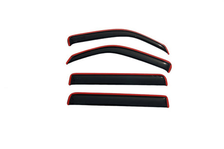 AVS 07-11 Dodge Nitro Ventvisor In-Channel Front & Rear Window Deflectors 4pc - Smoke 194307