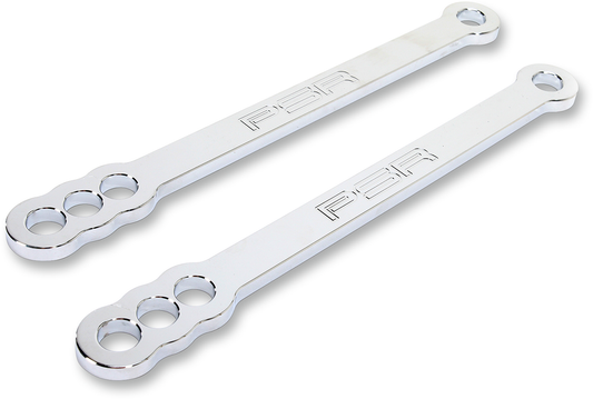 POWERSTANDS RACING Lowering Link - Chrome - Lowers 1"/2"/4" 04-00752-21