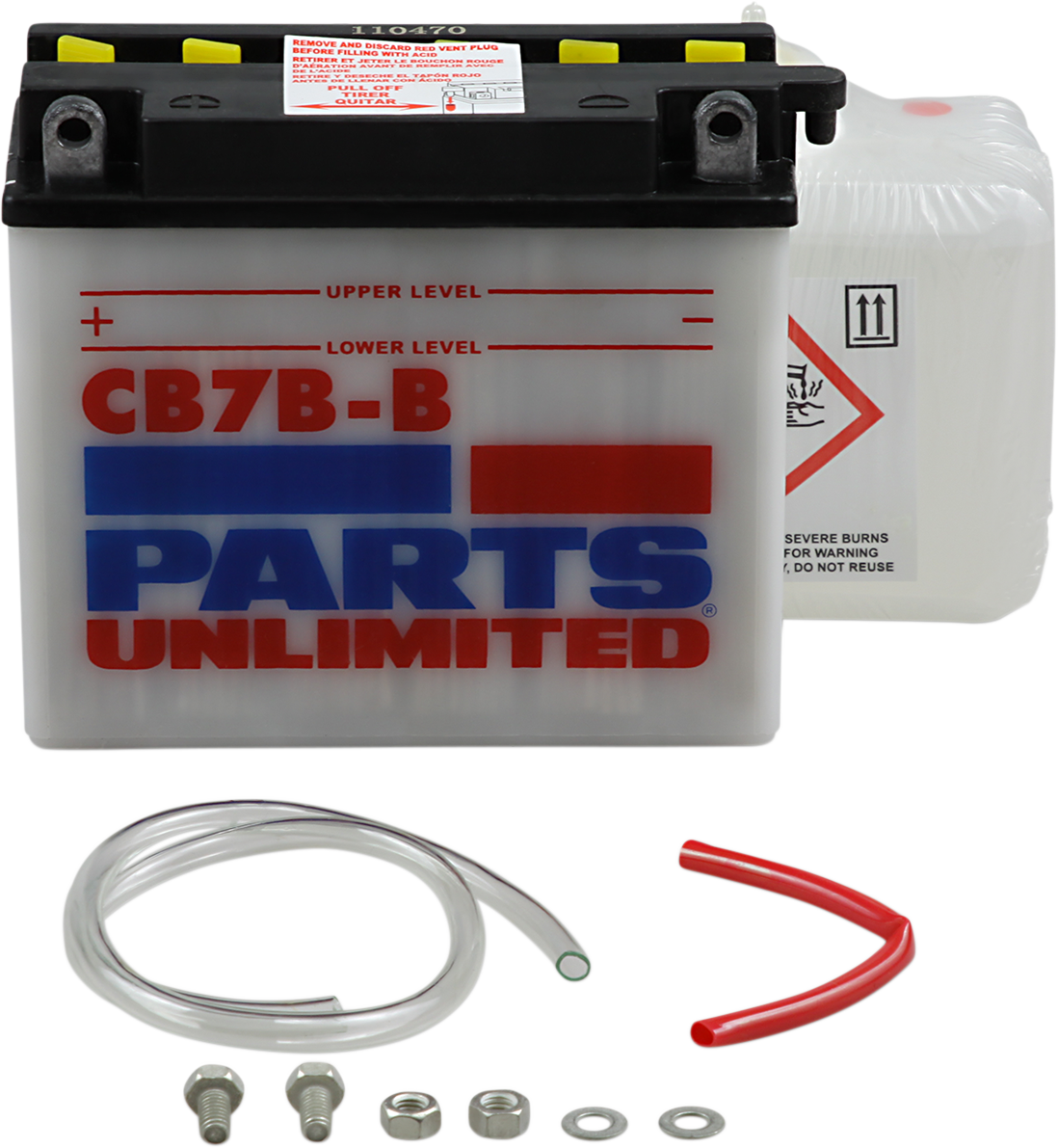 Parts Unlimited Battery - Yb7b-B Cb7b-B-Fp