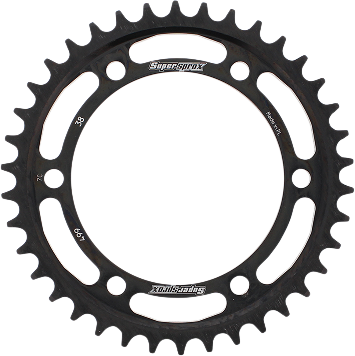 SUPERSPROX Rear Sprocket - 38 Tooth RFE-499-38-BLK