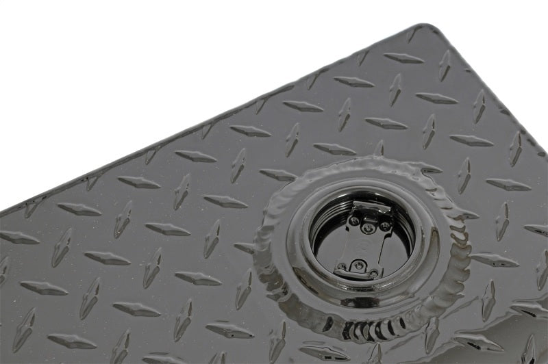 Deezee Universal Tanks - Wedge Rectangle Black Tread Aluminum DZ 92556B