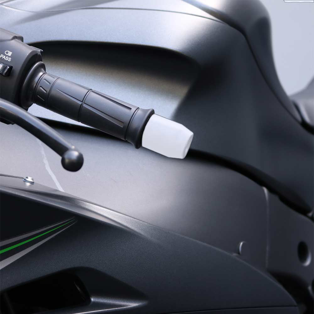 SHOGUN Bar End Sliders White 725-1450