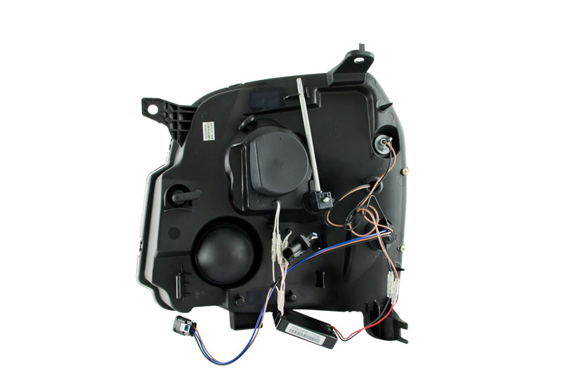 ANZO 2007-2014 Gmc Yukon Projector Headlights w/ Halo Black (CCFL) 111148