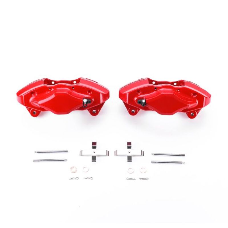 Power Stop 08-14 Subaru Impreza Rear Red Calipers w/o Brackets - Pair S3780