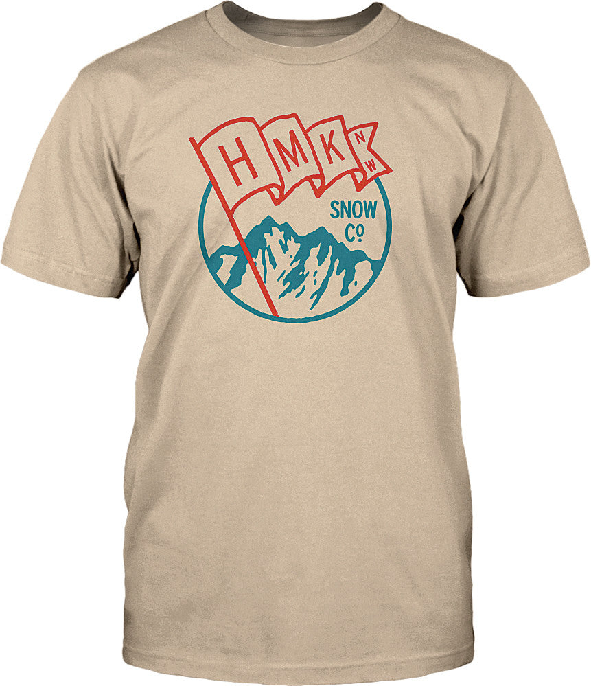 HMK Flag Tee Tan L HM2SSTFLATL