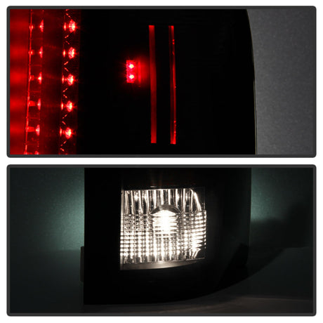 Spyder Chevy Silverado 07-13 LED Tail Lights Blk ALT-YD-CS07-LED-BK 5001771