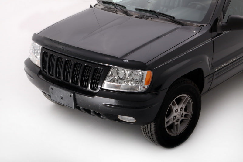AVS 99-04 Jeep Grand Cherokee High Profile Bugflector II Hood Shield - Smoke 25502