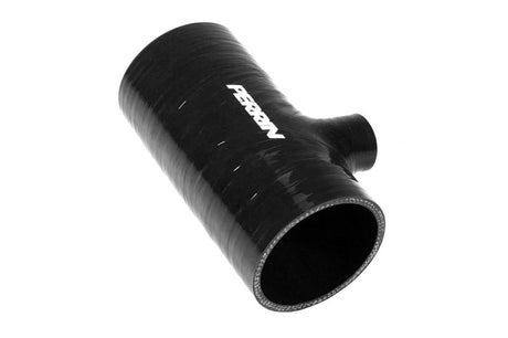 Perrin 2022+ Subaru WRX Black 3in Turbo Inlet Hose w/ Nozzle (Short) PSP-INT-426BK