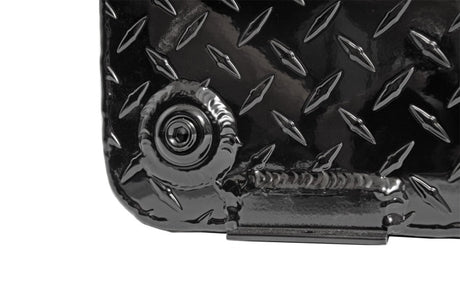 Deezee Universal Tanks - Combo Auxiliary Black Tread Aluminum (92 Gal) DZ 91742XB
