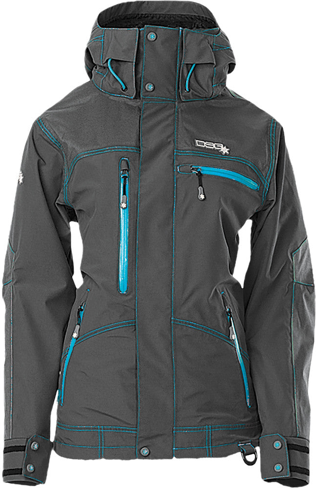 DSG Avid Neo Jacket 5x Charcoal/Blue 97024