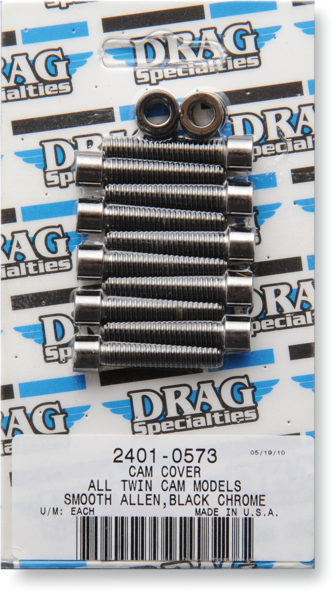 DRAG SPECIALTIES Bolt Kit - Smooth - Camshaft Cover MK373SBK