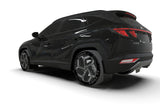 Rally Armor 2022 Hyundai Tucson Black UR Mud Flap w/ Red Logo MF75-UR-BLK-RD
