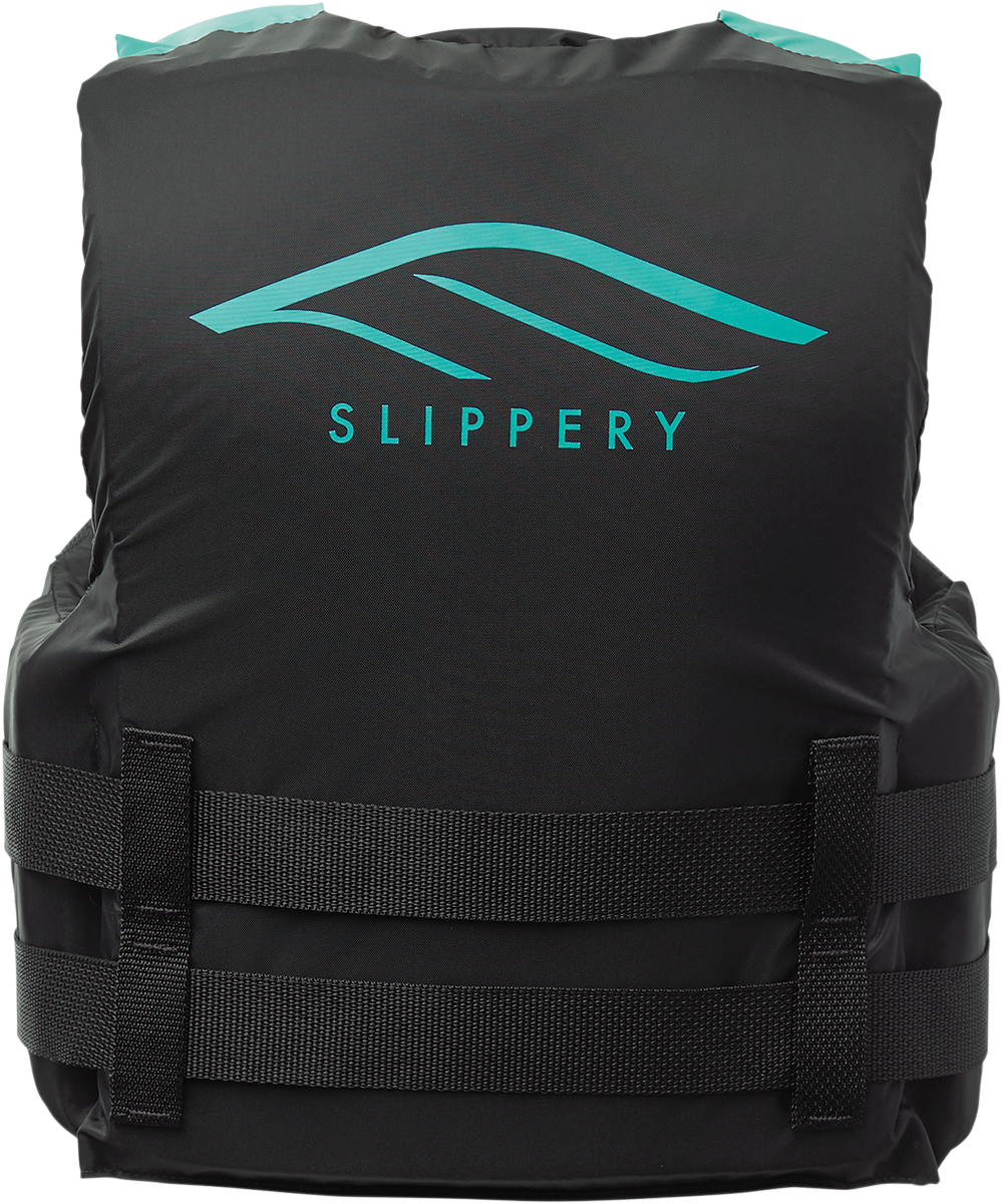 SLIPPERY Women's Hydro Vest - Black/Mint - Medium 11241450583020