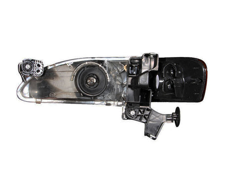 ANZO 1998-2000 Toyota Corolla Crystal Headlights Black 121131