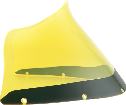 KLOCK WERKS Kolor Flare™ Windshield - 9" - Yellow Ice - FXRP KWW-02-0609