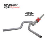 Diamond Eye KIT 4in CB MFLR RPLCMENT PIPE DUAL AL: 2004.5-2007.5 DODGE CUMMINS 600 K4236A-RP