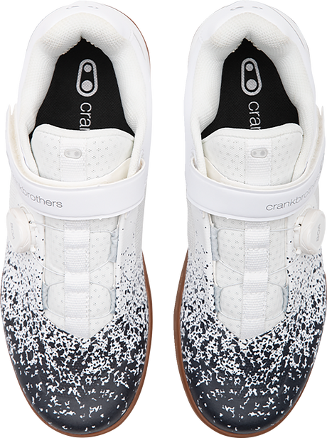 CRANKBROTHERS Stamp BOA® Shoes - Black/White - US 12 STB11020S-12.0