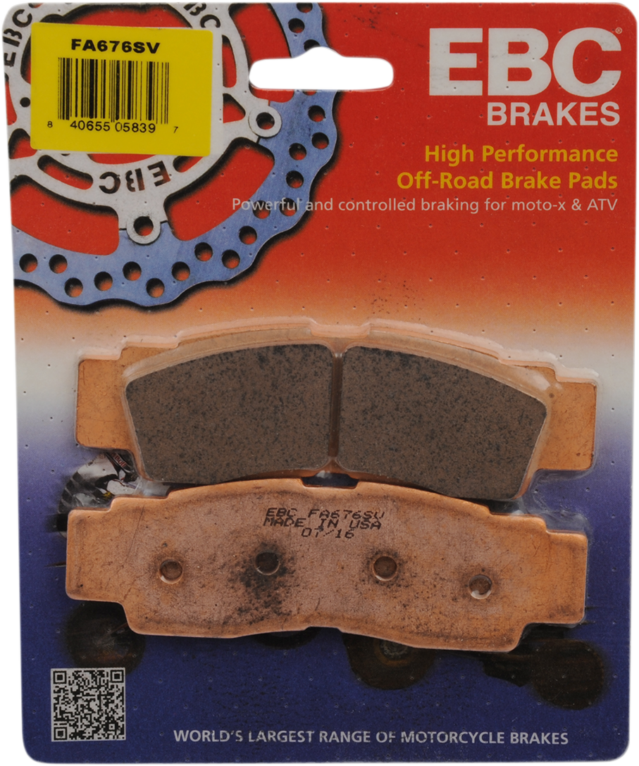 EBC SV Severe Duty Brake Pads - FA676SV FA676SV