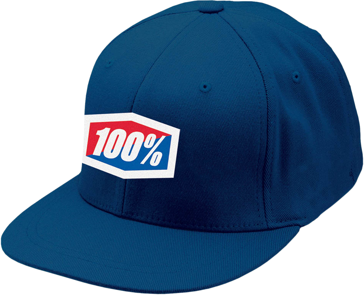 100% Official Flexfit® Hat - Royal Blue - Small/Medium 20043-00006