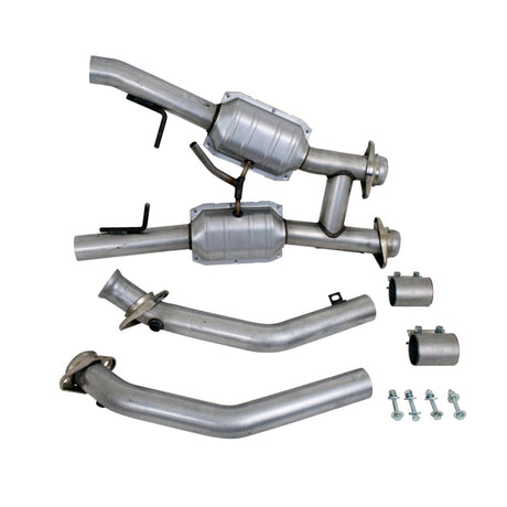 BBK 94-95 Mustang 5.0 High Flow H Pipe With Catalytic Converters - 2-1/2 1563