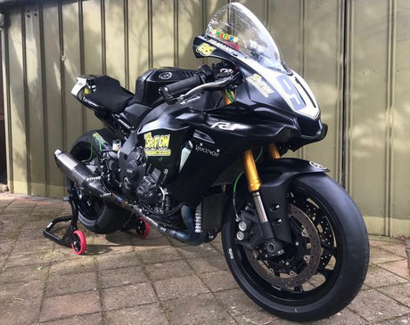 Vandemon  Yamaha YZF-R1 & YZF-R1M Vandemon Titanium Exhaust System 2015-25 YAMAR115EXHTICFA VA-82