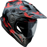 Z1R Range Helmet - Camo - Red - Small 0140-0094