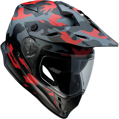 Z1R Range Helmet - Camo - Red - Small 0140-0094