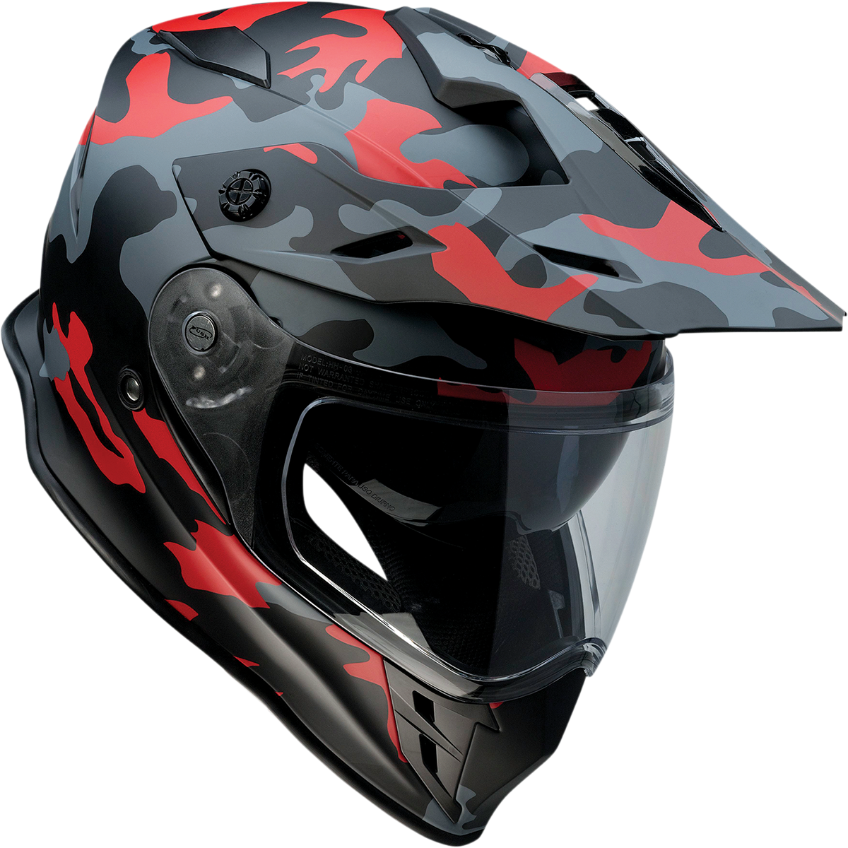 Z1R Range Helmet - Camo - Red - Medium 0140-0095