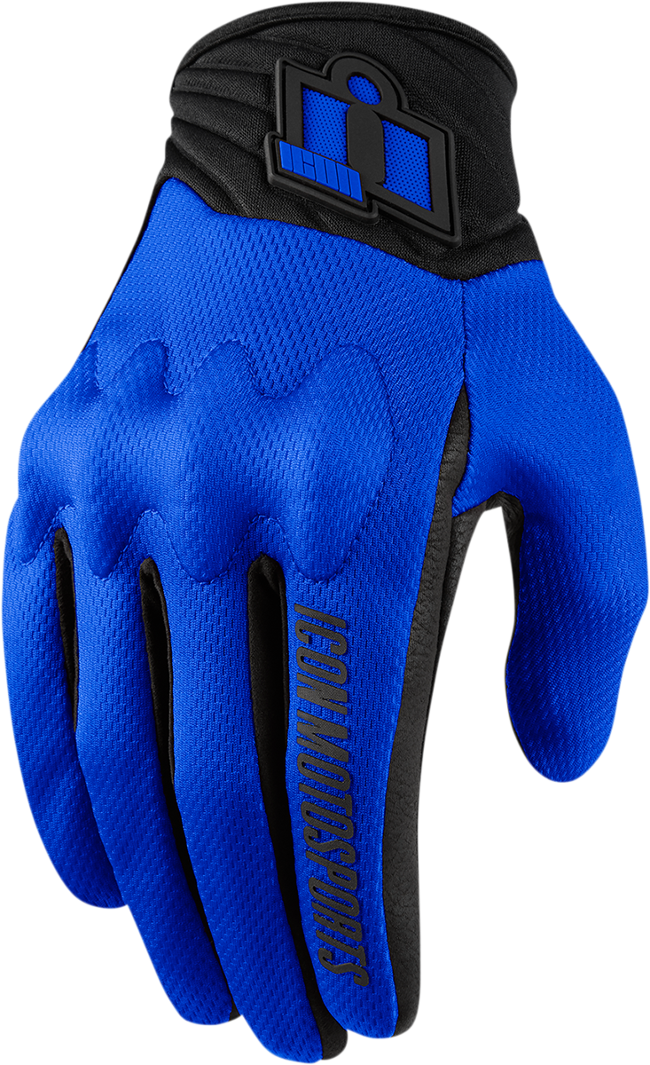 ICON Anthem 2 CE™ Gloves - Blue - Large 3301-3679