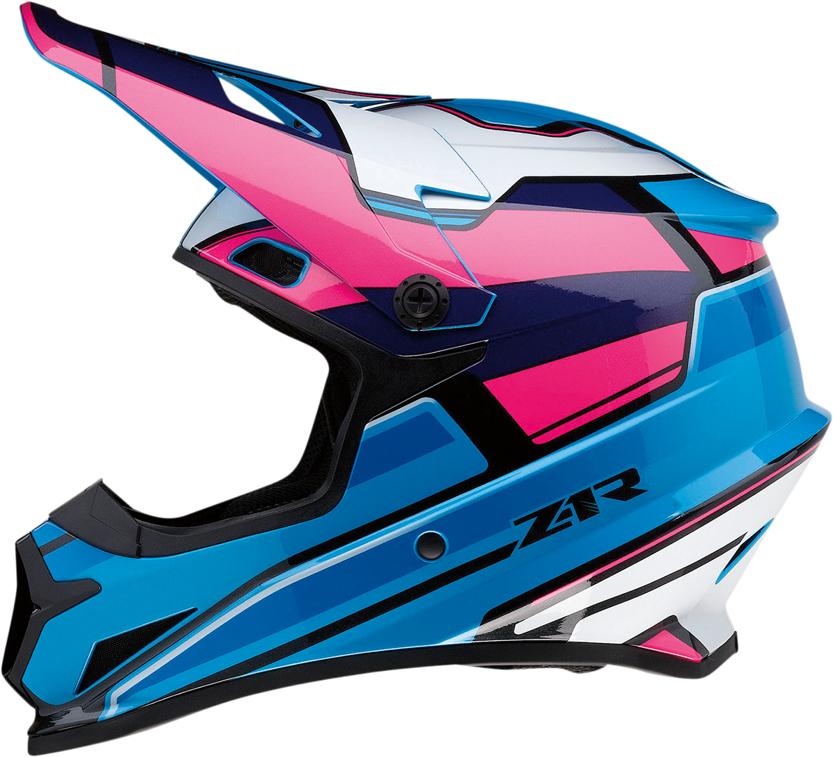 Z1R Rise Helmet - MC - Pink/Blue - Large 0110-7187