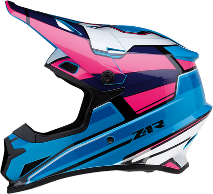 Z1R Rise Helmet - MC - Pink/Blue - Large 0110-7187