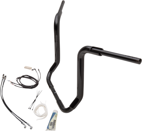 FAT BAGGERS INC. Handlebar Kit - Rounded Top - 16" - Black 809516-B