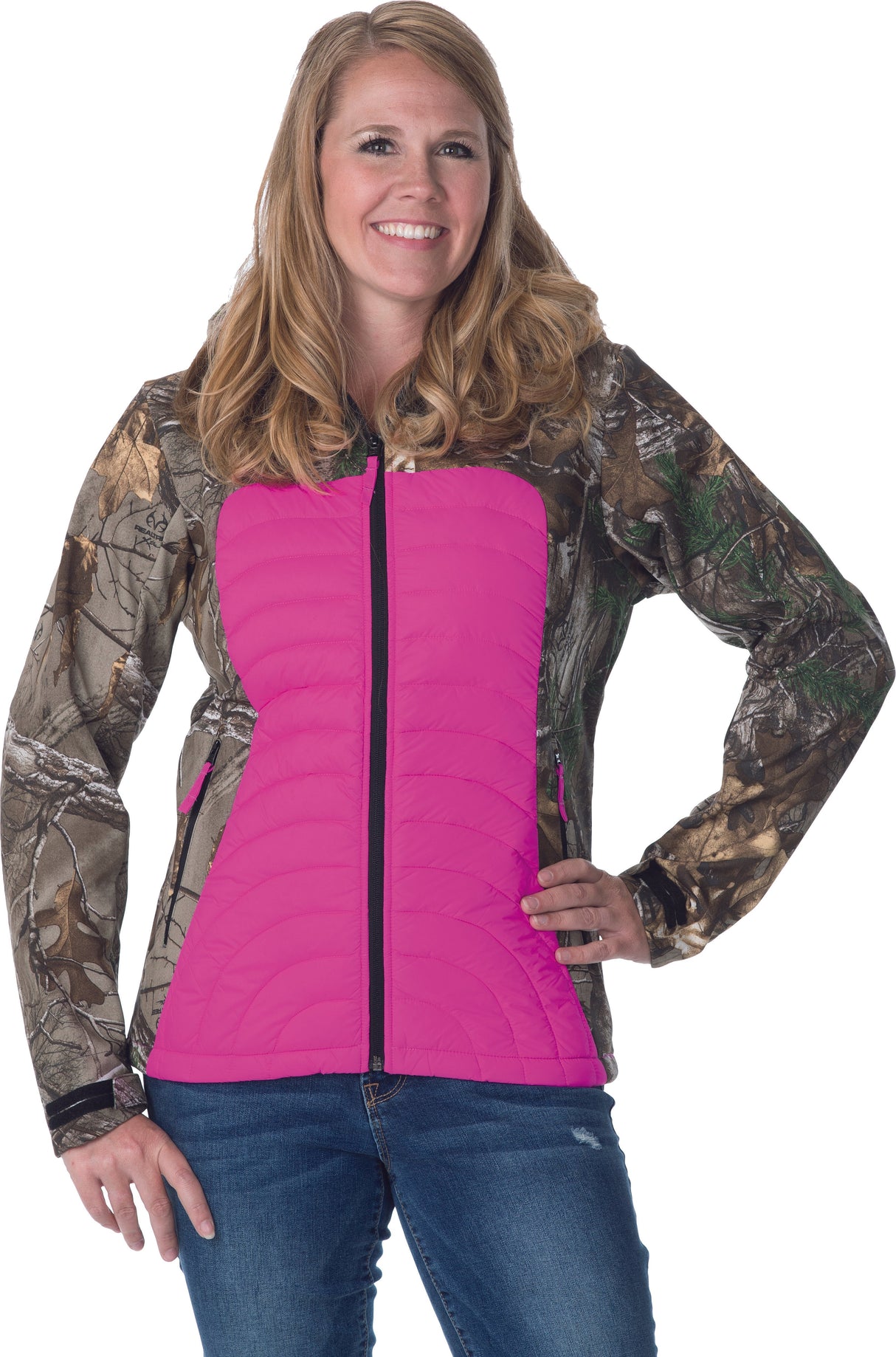 DSG Softshell Jacket Realtree/Pink 2x 21740