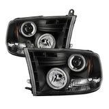 Spyder Dodge Ram 1500 09-14 Projector Headlights Halogen- CCFL Halo LED - Blk PRO-YD-DR09-CCFL-BK 5030320