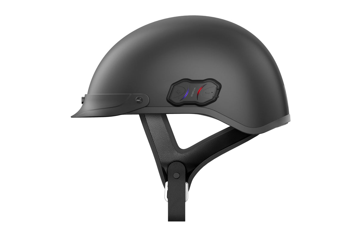 SENA Cavalry Bluetooth Half Helmet Matte Black Xs CAVALRY-CL-MB-XS