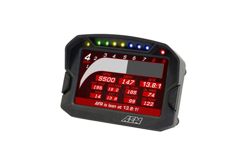 AEM CD-5G Carbon Digital Dash Display w/ Interal 10Hz GPS & Antenna 30-5602