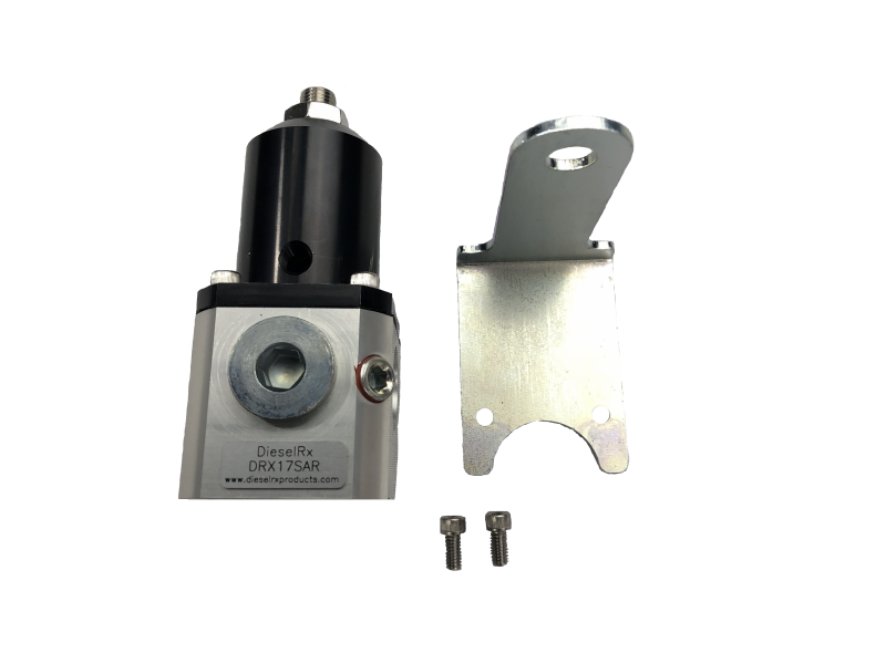Pureflow DieselRX Universal Fuel Pressure Regulator w/5 -8 ORB Ports 7-70psi DRX17SAR