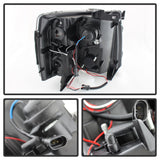 Spyder Chevy Silverado 1500/2500 07-13 Projector Headlights LED Halo LED Blk Smke PRO-YD-CS07-HL-BSM 5078322