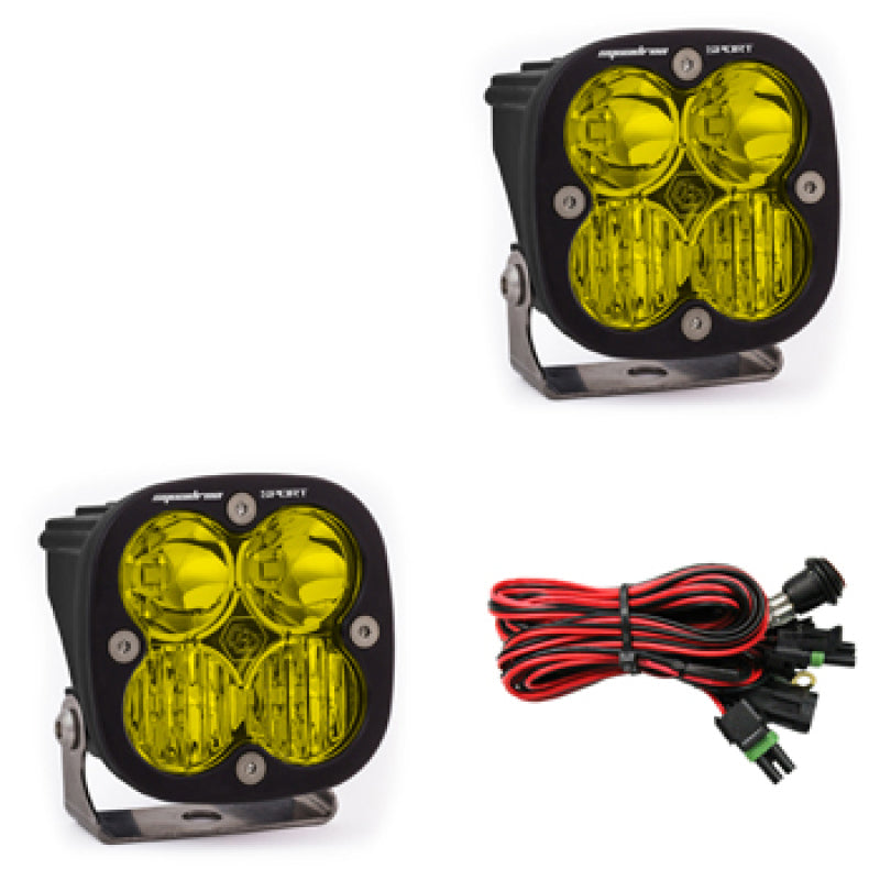 Baja Designs Squadron Sport Driving/Combo Pair LED Light Pods - Amber 557813