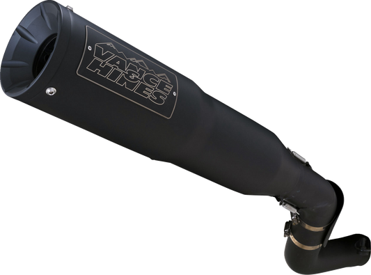 VANCE & HINES Adventure Hi-Output 450 Slip-On Muffler - Black - Stainless Steel Pan America 1250 46533