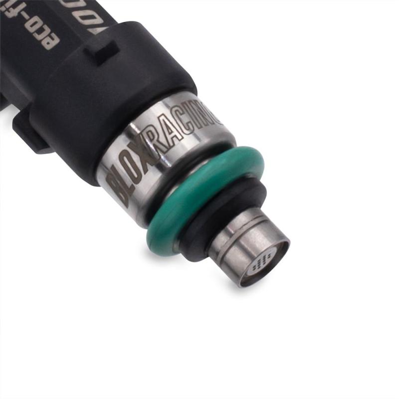 BLOX Racing Eco-Fi Street Injectors 1300cc/min w/1/2in Adapter Honda B/D/H Series (Set of 4) BXEF-06514.11-1300-4