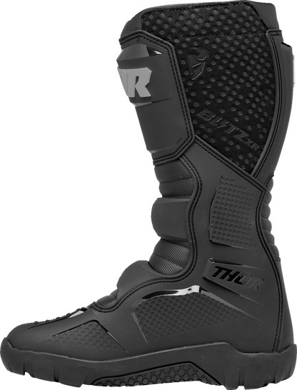 THOR Blitz XR Trail Boots - Black/Gray - Size 7 3410-3127