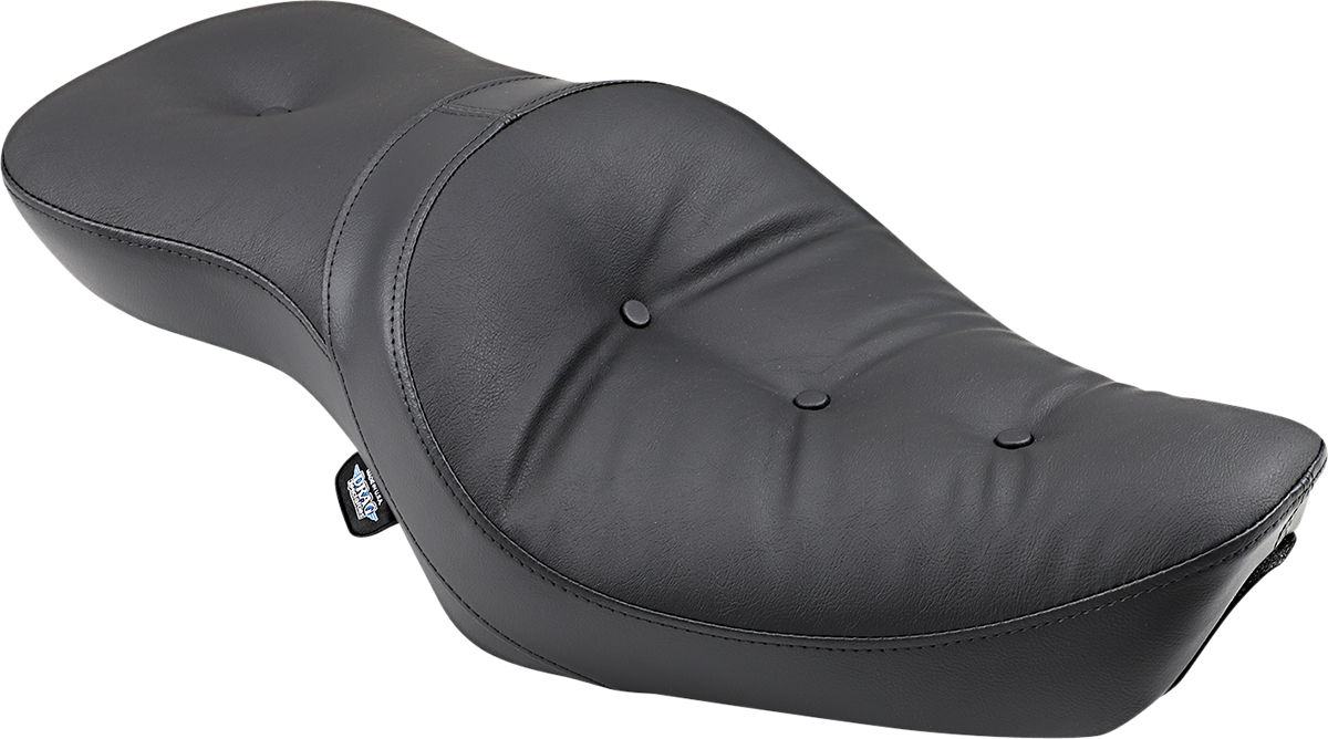 DRAG SPECIALTIES Low Profile Double Bucket Pillow Seat - XL NO RUBBER BUMPERS 0804-0626