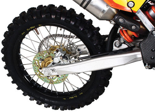 PRO-WHEEL Mx Rear Wheel Set Silver W/Blue Hub 1.85x19 24-21031