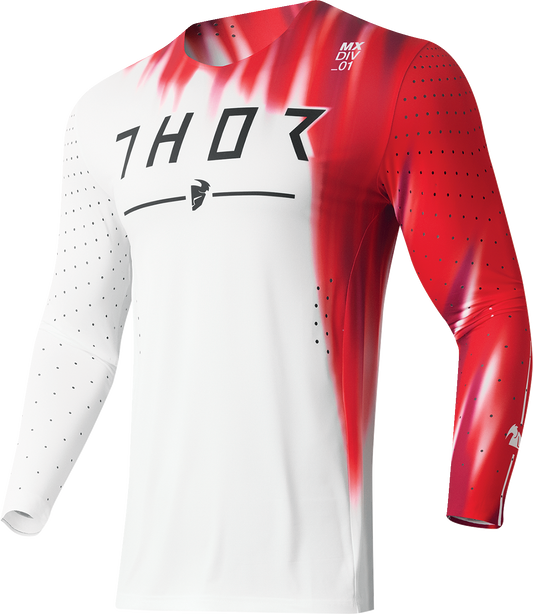 THOR Prime Freeze Jersey - White/Red - Large 2910-7463