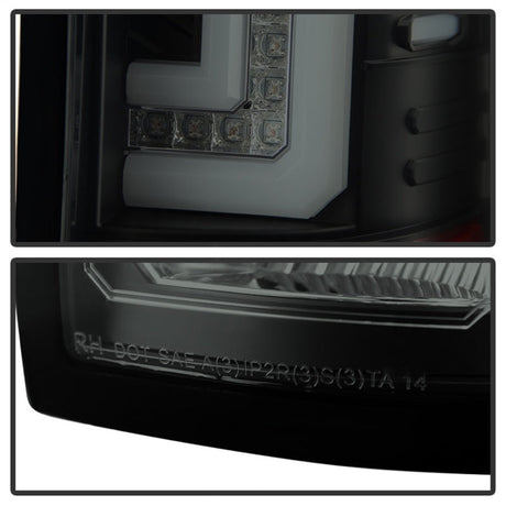 Spyder GMC Sierra 14-16 LED Tail Lights Black Smoke ALT-YD-GS14-LBLED-BSM 5080707