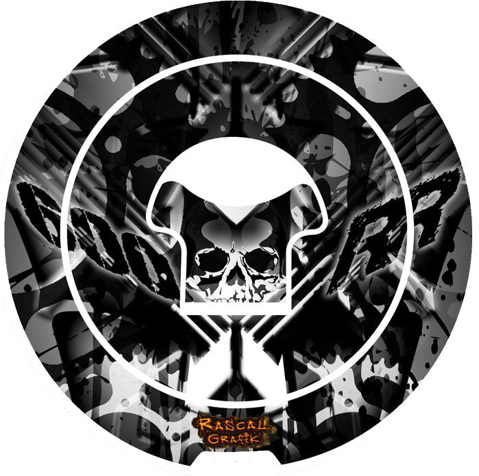 RASCAL GRAFIK Gas Cap Prot Hon Cbr600rr White RA36667