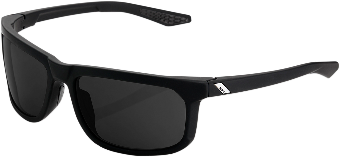 100% Hakan Sunglasses - Black - Gray PeakPolar 61036-100-47